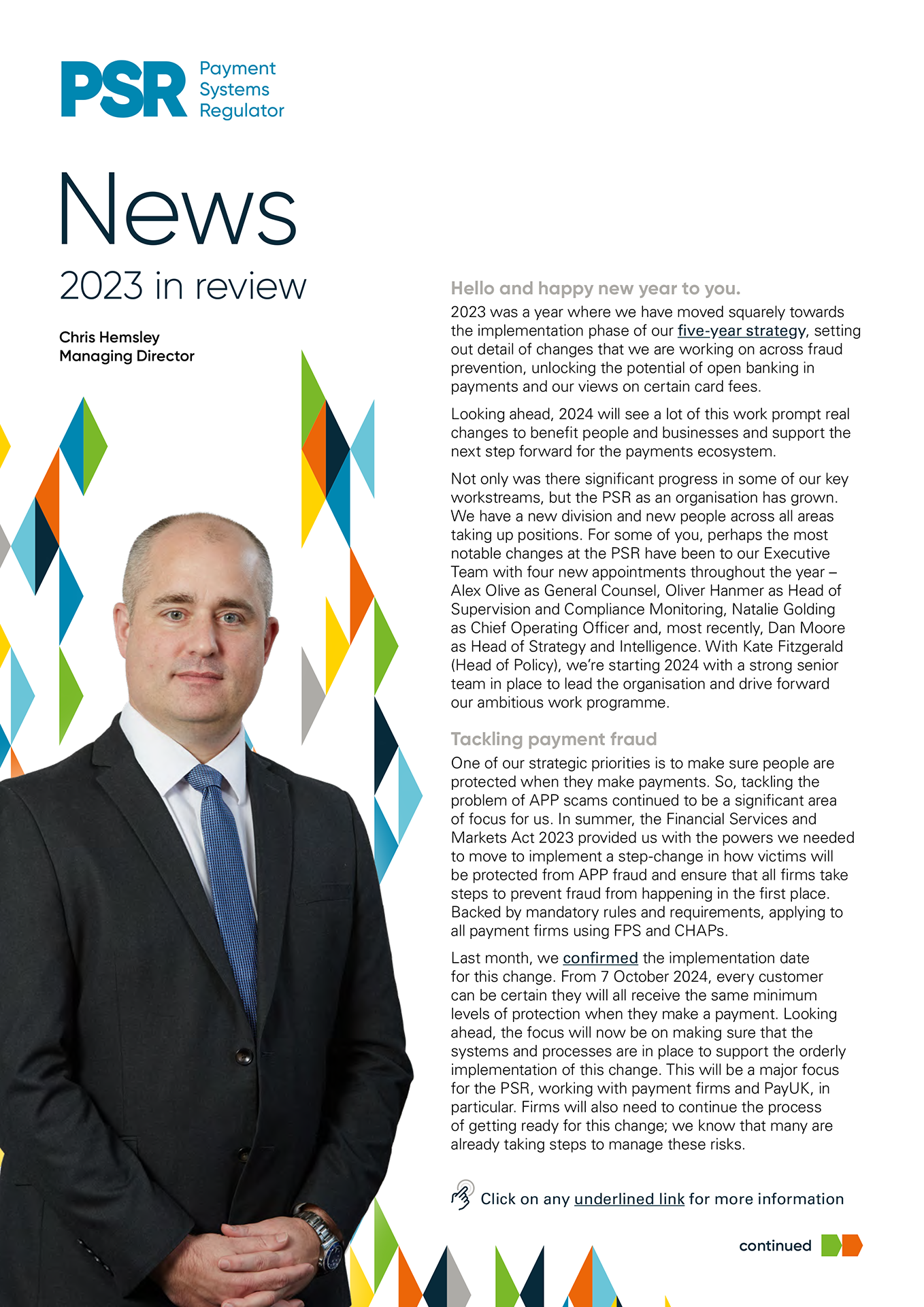 PSR News Quarterly Update Year In Review Jan 2024